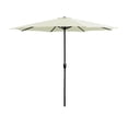 thumbnail image 1 of Sombrilla para Exterior jardín Playa 2.7mts Acero Reforzada beige Sky Green HJSB25140001, 1 of 8