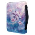 thumbnail image 3 of HELLHERO Dolphins Flower Bible Cover for Men, Portable Church Bible Bag with Zippered for Prayer Bible Study Outdoor Study, 3 of 12