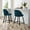 Azure, variant on Modway Cordial Fabric Counter Stools - Set of 2 in Azure