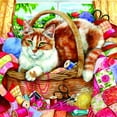 thumbnail image 2 of SUNSOUT INC - A Perfect Spot - 500 pc Jigsaw Puzzle by Artist: Debbie Cook - Finished Size 19" x 19" - MPN# 36472, 2 of 5