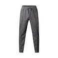 thumbnail image 1 of WEAIXIMIUNG White Dress Pants Men 2024 Men's Fashion Casual Solid Color Loose Closed Rope Straight Pants, 1 of 9