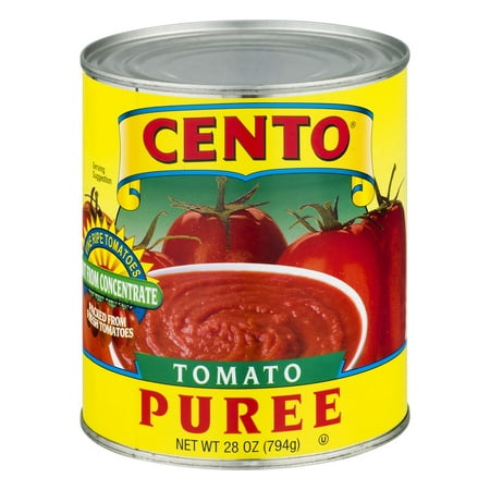 (6 Pack) Cento Tomato Puree, 28 Oz (Best Canned Tomato Puree)