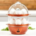 thumbnail image 2 of Copper Chef Want The Secret to Making Perfect Eggs & More C Electric Cooker Set-7 or 14 Capacity. Hard Boiled, Poached, Scrambled Eggs, or Omelets Automatic Shut Off, 7.5 x 6.7 x 7.5 inches Red, 2 of 9