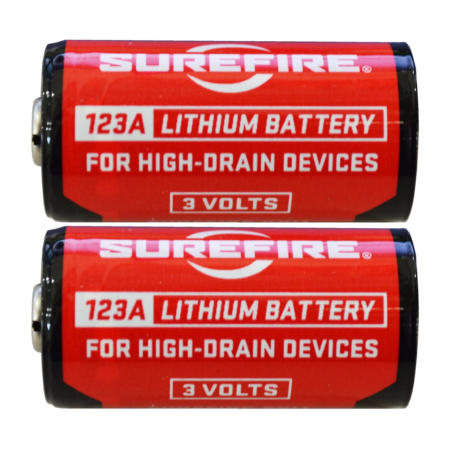 SureFire SF12BB 123A CR123 3Volt Lithium Batteries 2 Pack