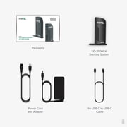 Plugable 14-in-1 USB C Docking Station with 4x HDMI, Quad Dock with 100W Charging