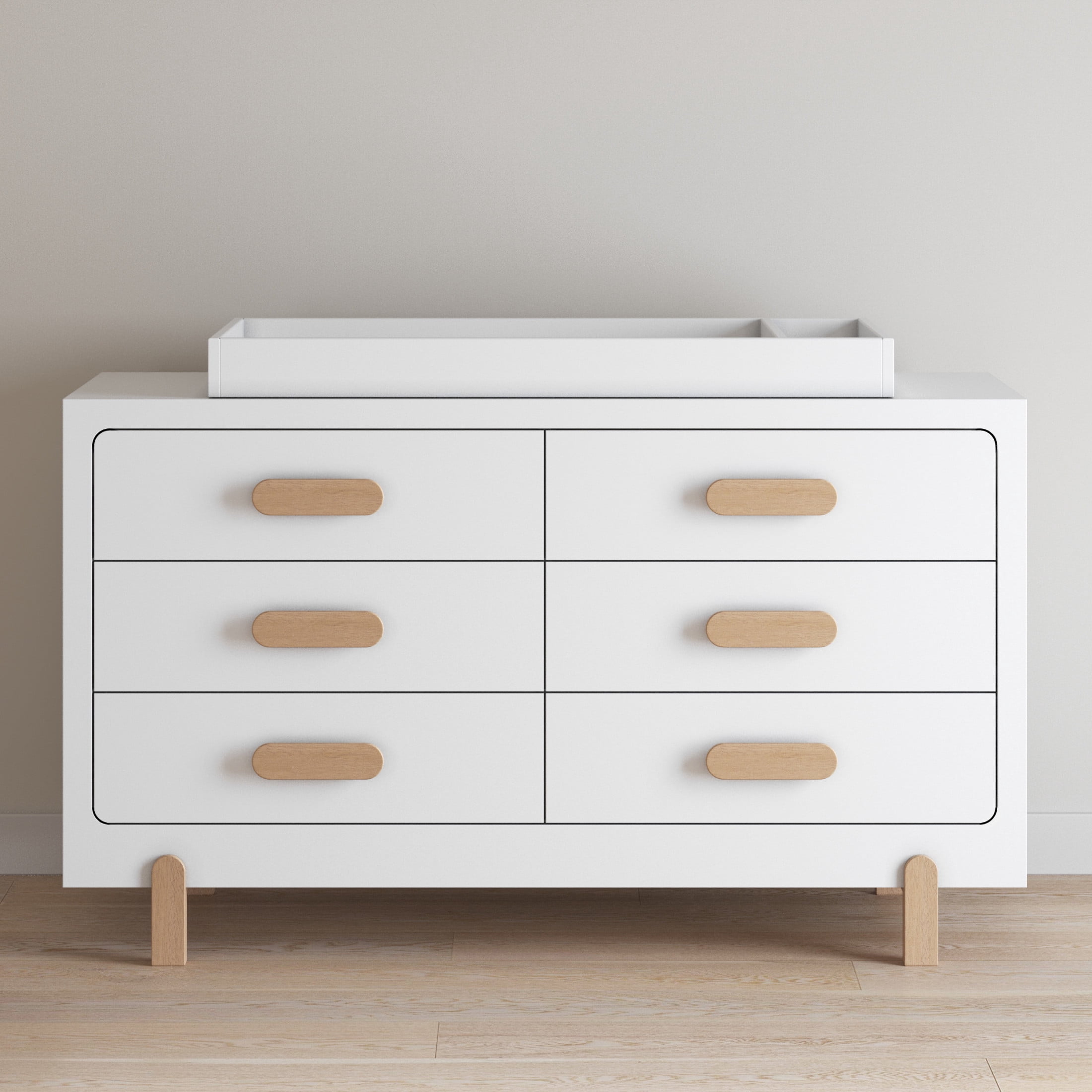 Child Craft Legacy Changing Table Topper, Converts Dresser to Changing Surface, Secure Fit, Matte White