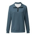 thumbnail image 4 of SEMPAI Hackless sweater Athletic Shirts & Tops Long Sleeve Round Neck Womens Tops Hoodies Loose Fit Amazing Prices Trendy Print Plus Size Oversized Hoodies for Ladies Tops for Women, 4 of 5