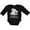AB-Black, variant on Inktastic My Gigi Loves Me to the Moon and Back Elephant Family Boys or Girls Long Sleeve Baby Bodysuit