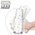 thumbnail image 6 of Golden Pattern 40 Oz Tumbler with Handle Lid and Straw Stainless Steel Double Walled Vacuum Insulated Cup Merry Christmas Gifts Tumbler for Women Men Friends Outdoor Indoor, 6 of 6