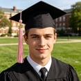 thumbnail image 3 of AURIGATE 2027 Bachelor's Hat Tassel, Graduation Hat Tassel for PhD, Master, and Mentor, University Graduation Clothing Accessory, Pink, 3 of 5