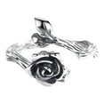 thumbnail image 3 of Anillo retro y rosa antiguo Diseño temperamental Anillo viento frío Joyería de moda Anillo versátil y temperamental Ajustable y abierto Anillo de tendencia 1 unidad, 3 of 8