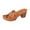 Brown, variant on NOKIO Women's Beach Slope Heel Slippers Hollow Casual Slippers Slope Bottom Shoes Retro Sandals Women's Open Toe Heels Sandals Low Block Heeled Sandal Slip on Mules Comfortable Casual Dress Shoes