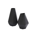 thumbnail image 6 of DecMode 10", 12"H Black Metal Vase, Set of 2, 6 of 12