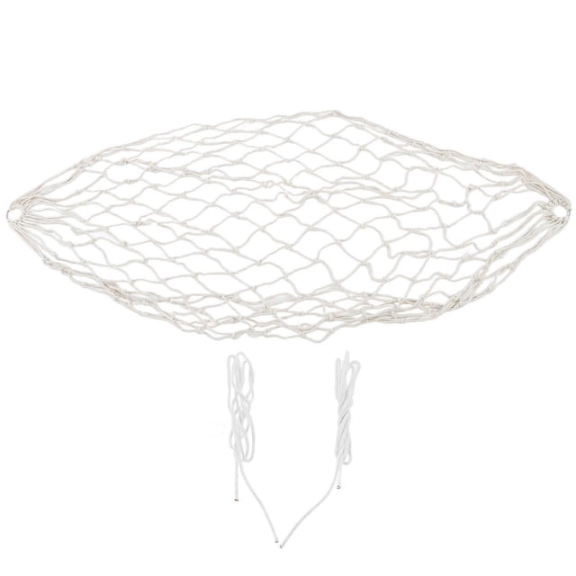 Cotton Rope Hammock Hand Woven 264.6lb Capacity Portable Cotton Rope Mesh Hammock for Outdoor Indoor Patio Yard
