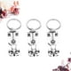 thumbnail image 3 of BRIGHTFUFU 3pcs Mini llaveros con forma de coche de Llavero creativo Llavero elegante Llavero Decoración Pequeño regalo para hombres Mujeres (Plata), 3 of 7