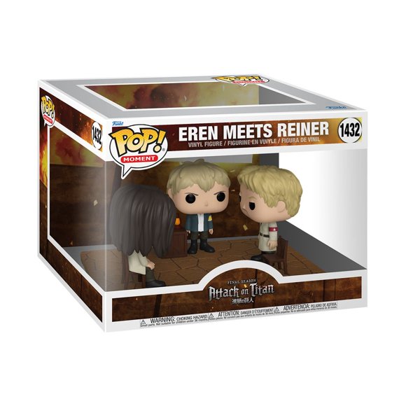 Attack on Titan Eren Rencontre Reiner Funko Pop! Moment Vinyle #1432