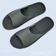 thumbnail image 3 of Zapatillas de verano para hombre y mujer, Zapatillas de casa de cuero para interior, zapatos planos suaves de lujo para mujer, sandalias frescas, zapatos para el hogar, 3 of 4
