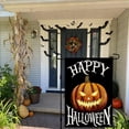 thumbnail image 5 of Happy Halloween Garden Flag 12 x 18 Inch Burlap Vertical Double Sided, Scary Pumpkin Holiday Yard Outdoor Decoration DF092, 5 of 6