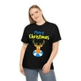 thumbnail image 2 of Cute Reindeer Funny Plus Size Christmas Shirts for Women Plus Size Christmas PJs Womens Christmas Shirt, 2 of 9