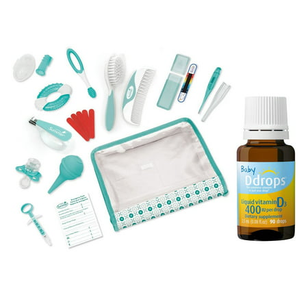 Nursery Kit complet de soins de santé avec supplément bébé Ddrops vitamine D