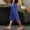 Blue, variant on Women's Summer Lightweight Linen Solid Tie Waist Side Button Pocket Capri Pants Comfortable High Waisted Casual Cropped Pants For Women Stylish And Breathable Summer Pants for Women Casual Lightweight