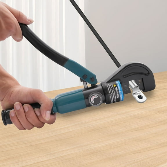 Hydraulic Hand Crimper, Wire Crimping Tool 1/8" Dies Hydraulic Crimping Crimper