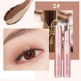 thumbnail image 3 of Shimmering Two-Tone Cream Eyeshadow Stick, Highly Pigmented & Blendable Makeup Pen for Quick Eye Brightening & Contouring, Long-Lasting, Rose Gold, 3 of 8
