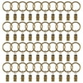 thumbnail image 1 of Paquete de 40 Clips Cortina Vintage, Anillo Cortinas Resistente a la OxidacióN Metal Fuerte con Clip Color Bronce, 1 of 5