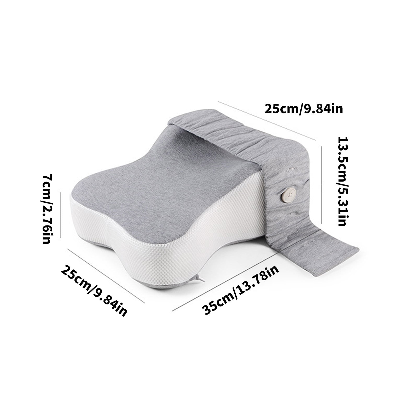 Knee Rest Cushion for Adults Ergonomic Design Pressure Relief Pregnancy Memory Leg Pillow for Required Knee Separation