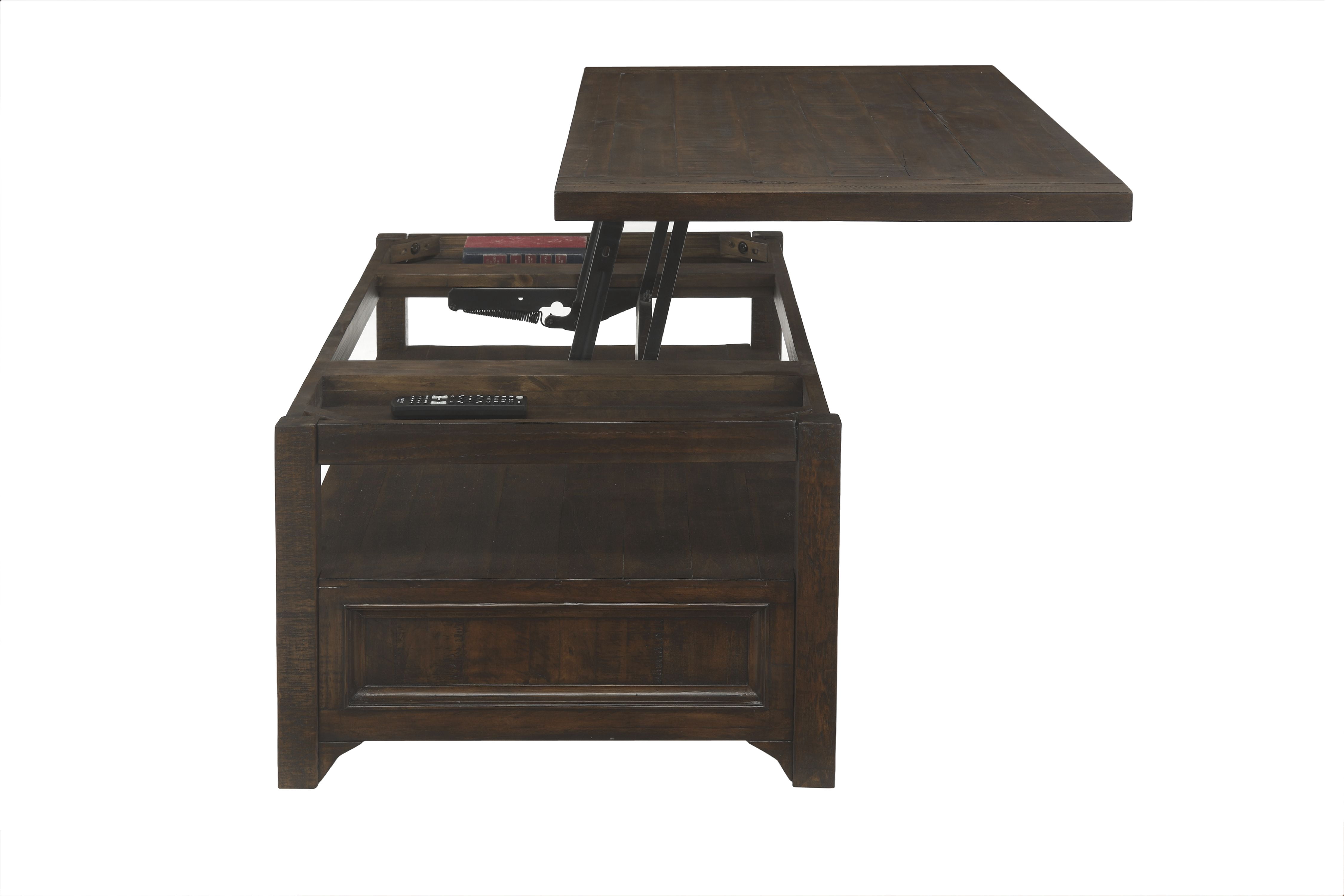 Martin Svensson Home Lisbon Lift-Top Coffee Table, Dark Mocha