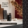 thumbnail image 3 of Mueller HyperGrind Precision Electric Spice/Coffee Grinder Mill with Large Grinding Capacity and Powerful Motor also for Spices, Herbs, Nuts, Grains, Black, 3 of 8