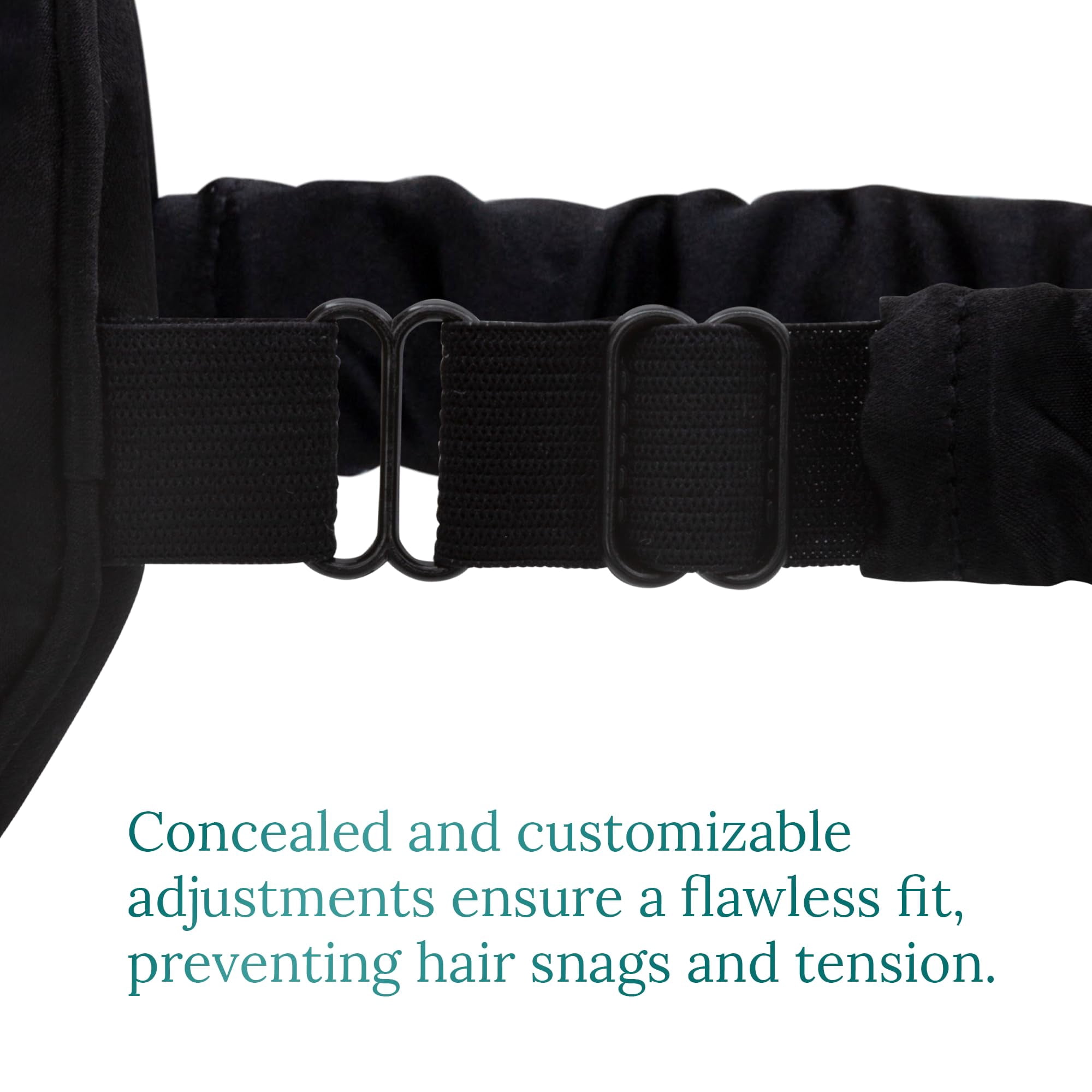 Satavi Naturals Mulberry Silk Eye Mask with Ear Plugs & Bag - Light Blocking Sleep Mask, Black