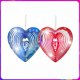 thumbnail image 1 of Campanas de viento con forma de corazón para ahuyentar pájaros, decoraciones para balcón, jardín, dispositivo para ahuyentar pájaros, potente reflector que gira el viento, 1 of 3