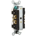 thumbnail image 3 of Leviton CR020-W 20-Amp, 125 Volt, Slim Body Duplex Receptacle, Straight Blade, Commercial Grade, Self Grounding, White, 3 of 5