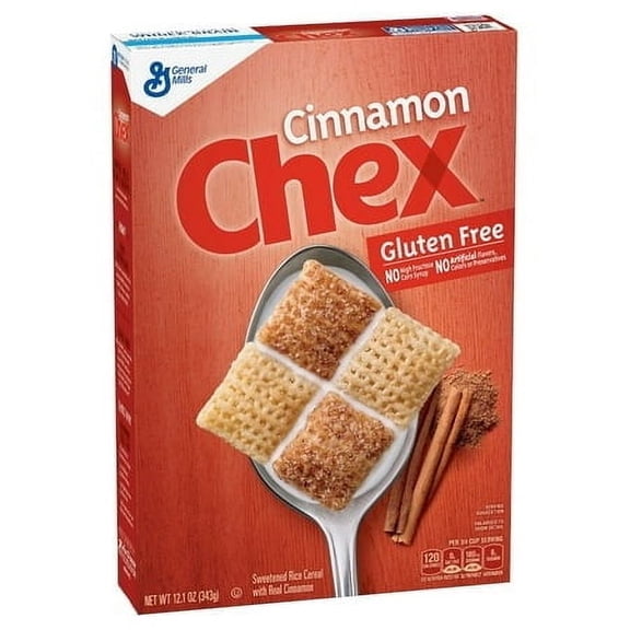 Cinnamon Chex Gluten Free Breakfast Cereal - 12oz - General Mills (Pack of 10)