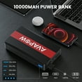 thumbnail image 5 of AVAPOW Car Jump Starter - 2000A Peak 12V Battery Jump Starter  Booster Pack - Power Bank with Built-in LED Light, Red, 5 of 7