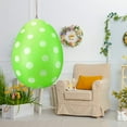 thumbnail image 3 of Ckraxd Easter Inflatable Eggs 50x32cm Hanging Decoration Plastic Spring Festival Festive Home Decor Ideal for Party Garden Living Room, 3 of 5