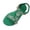 Green, variant on Fashion Orthopedic Sandals for Womens Plus Size Casual Large-Size Metal Buckle Flat Hollow-Out Outer Wear Bowknot Lightweight Flat Sandals
