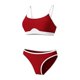 thumbnail image 5 of Bikini de Cintura Alta Bikini Deportivo de Mujer con Correas de Hombro Ajustables Traje de Baño de Alto Soporte Totalmente Cubierto, 5 of 7