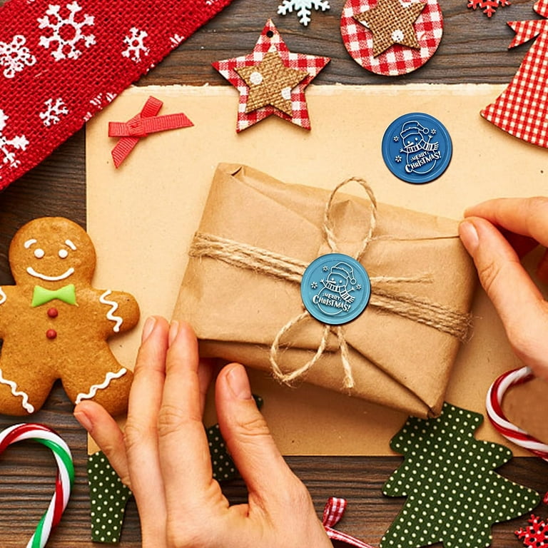 Merry Christmas Snowflake Wax Seal Stamp