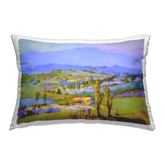 Stupell Industries Classic Countryside Mountains Decorative Printed Throw Pillow Design by Dorothy Fagan .