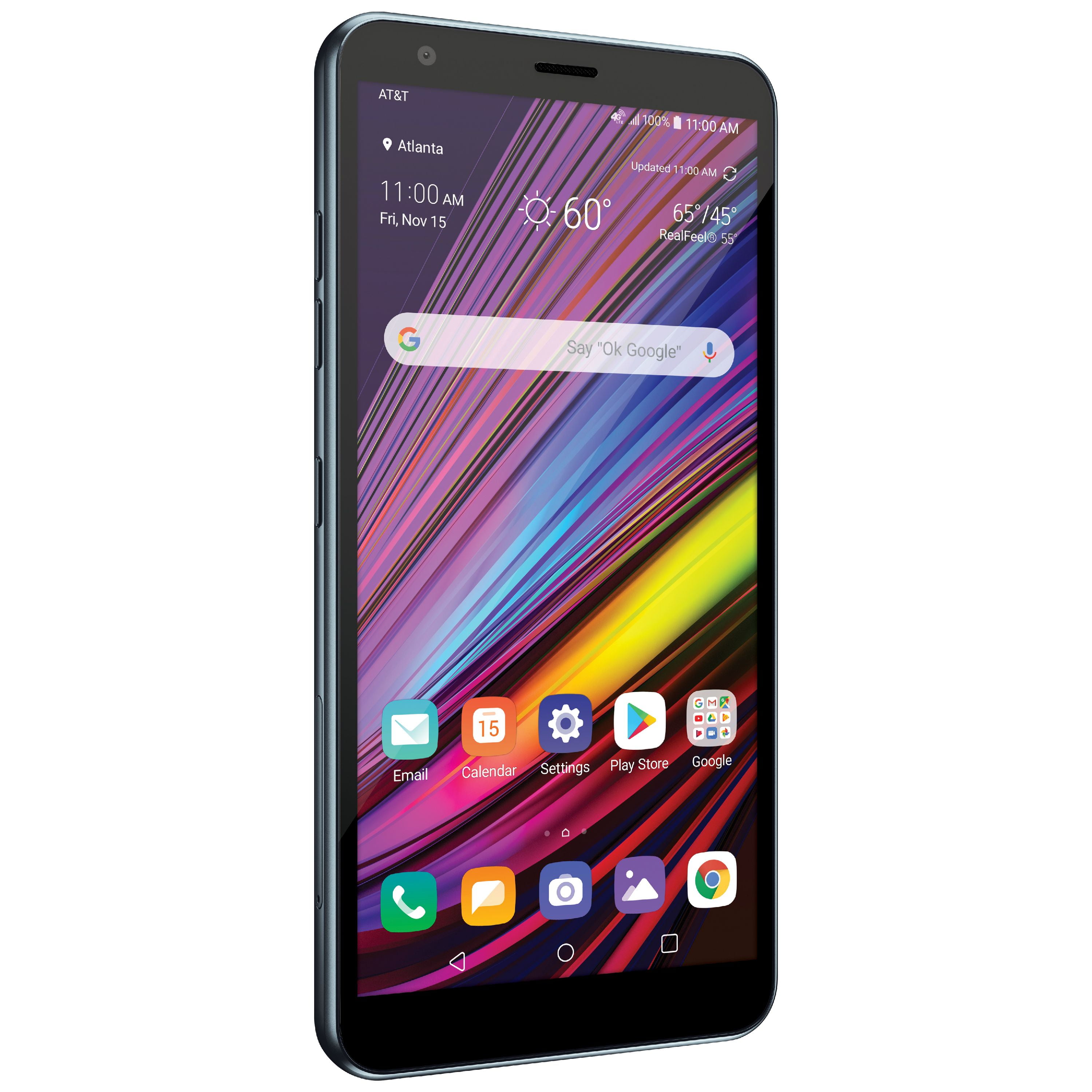AT&T LG Neon Plus 32GB Smartphone (Prepaid), Moroccan Blue