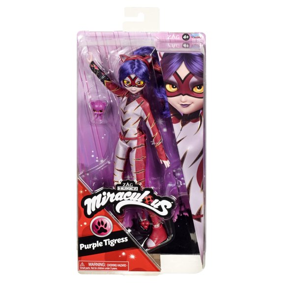 Muñeca moderna Miraculous Ladybug and Cat Noir de 26 cm con acceso.