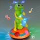 thumbnail image 5 of Niños Electric Caterpillar Dance Toy Niños Rocking Twister Colorful Light Music Universal Caterpillar Saxofón Juguetes Color Aleatorio Eigraketly  FN005925-00, 5 of 6