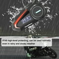 thumbnail image 3 of KUQIBAO Motorcycle Helmet Headset BT5.1 Noise Reduction Headphone Waterproof Support Hands-Free Calling Voice Assistant Auto-Answer, 3 of 9