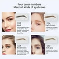 thumbnail image 4 of Kit de Modelage des Sourcils avec Tampon pour Sourcils, Pochoir de Retouche, Imperméable, Résistant à la Transpiration, Longue Durée, Contour de la Ligne des Cheveux, Accessoires pour Femmes, pour la Maison et la Boutique, Noir, 4 of 7
