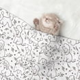 thumbnail image 2 of Naloa Poodle Dog Dog Blanket, 3 Sizes Cat Blanket for Indoor Cats Large Medium Small Dog Gifts-Large, 2 of 8