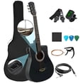 thumbnail image 1 of Guitarra Acústica Eléctrica 38 Pulgadas Kit Completo con Estuche, Sintonizador, Capo y Todos los Accesorios, Madera Premium para Principiantes, Estudio y Actuaciones en Vivo, 1 of 8