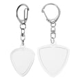 thumbnail image 1 of BESTYASH 2Pcs Transparent Guitar Pick Holder Case with Keychain Compact Plectrum Organizer for Guitarists, 1 of 8