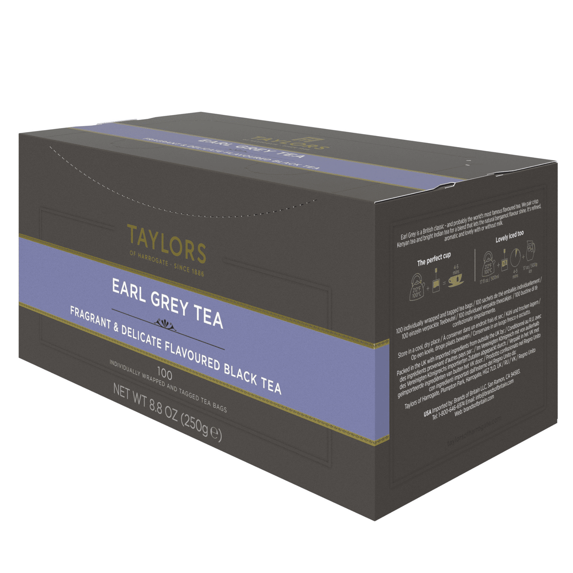 Taylors of Harrogate Earl Grey Tea, 100 Tea Bags